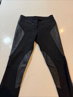 Rag & Bone Moto Leather Panel Leggings